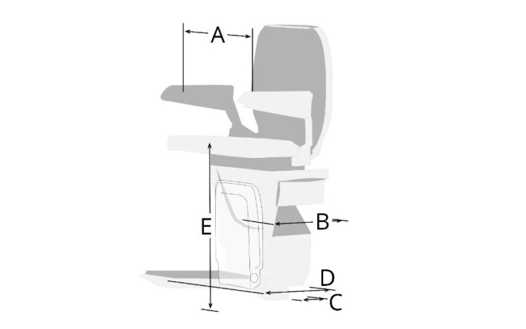 Rozmery vonkajších stoličkových výťahov