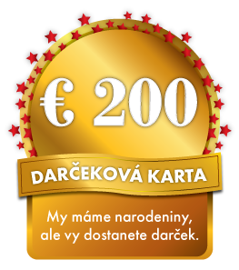 € 200 DARČEKOVÁ KARTA