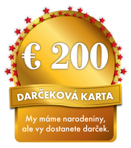 € 200 DARČEKOVÁ KARTA